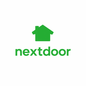 Nextdoor logo representing neighborhood community platform.